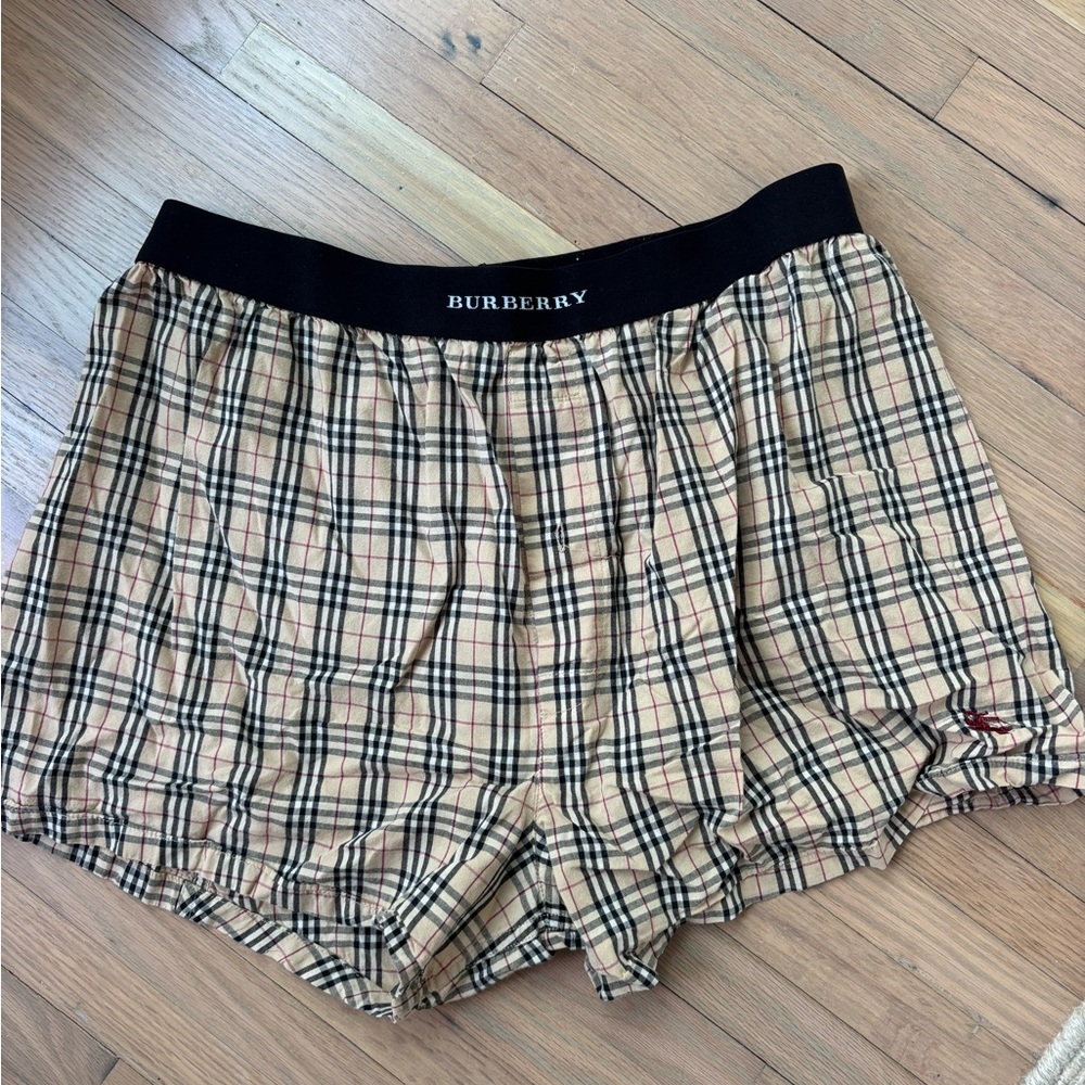 Men’s Burberry Plaid Boxer Shorts